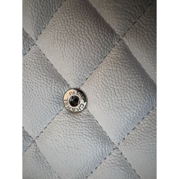 Chanel Boy Cream Beige Gold Tone Long Quilted Wallet W/box - Picture 9 of 14